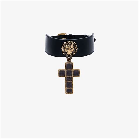 gucci choker cross|Designer Fashion Necklaces .